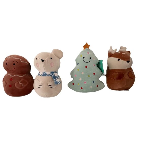 PILLOWFORT 9” Mini Plush Velour Holiday Squishies XMAS Gift Toy Lot Target 2024 - Picture 3 of 3
